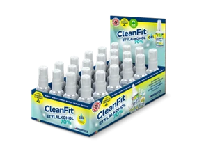 CleanFit ETYLALKOHOL 70% gél s vôňou sviežich citrónov