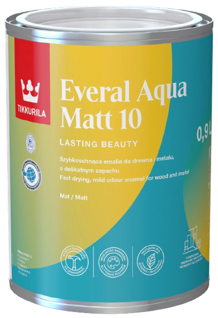 Tikkurila EVERAL AQUA MATT 10 vysokoodolný email