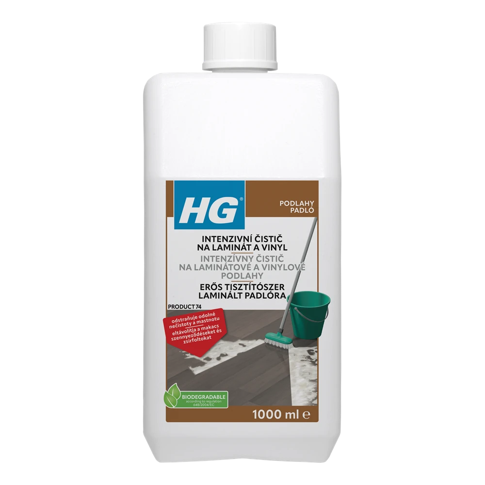HG134 intenzívny čistič na laminátové a vinylové podlahy
