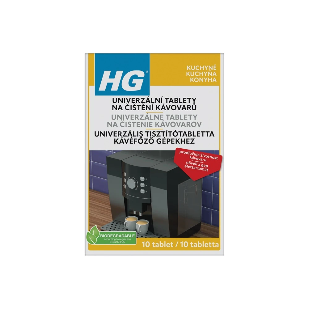HG637 univerzálne čistiace tablety na kávovary