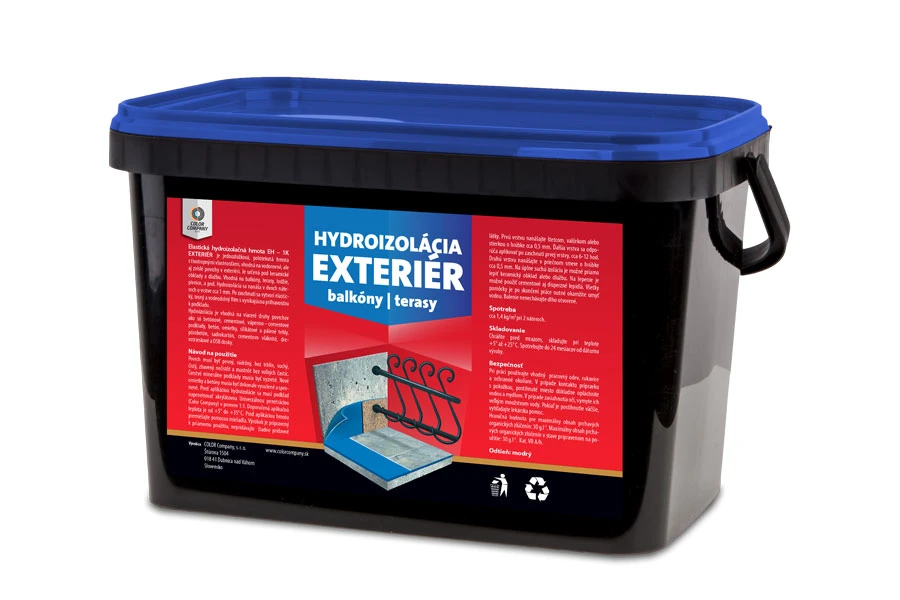 Hydroizolačná hmota EH 1K - Exteriér