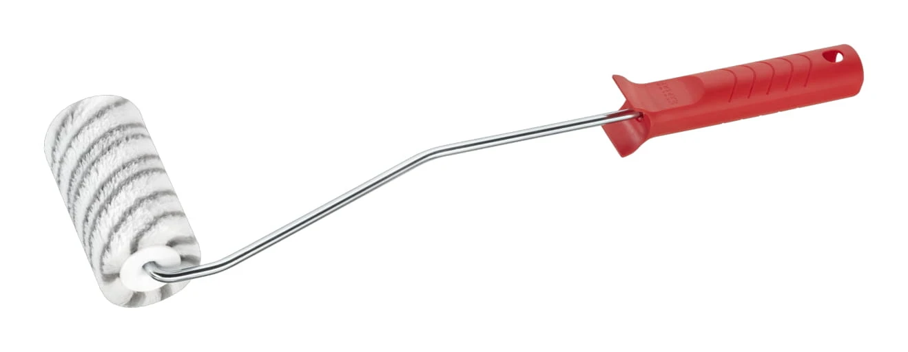 Valček Silver stripe s držiakom na hladké povrchy -12cm