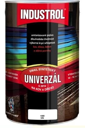 INDUSTROL Univerzál lesk vrchná farba na kov a drevo S2013