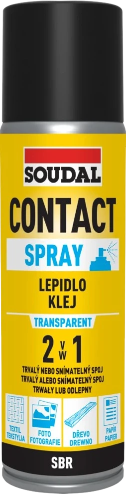 Kontaktné lepidlá v spreji