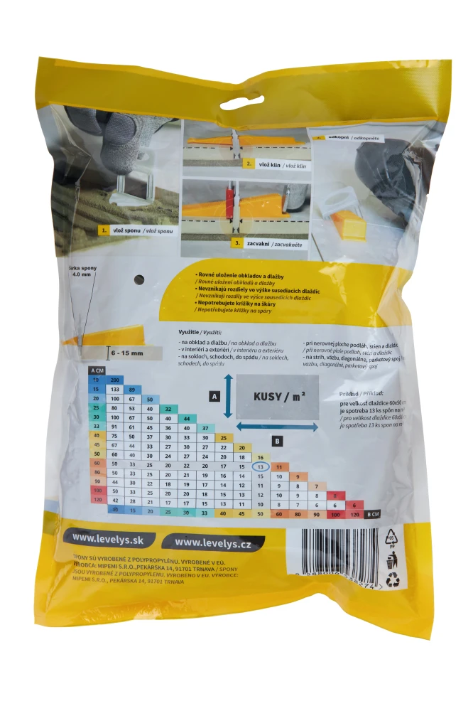 LEVELYS Spony 4mm