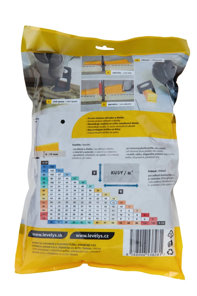 LEVELYS Spony 5mm