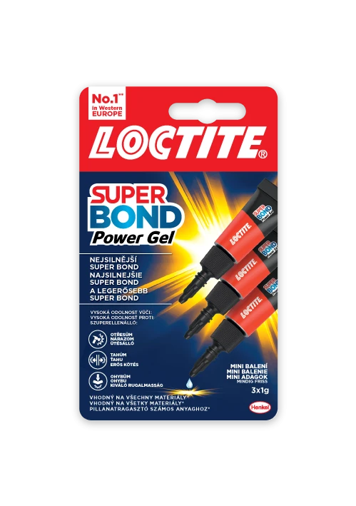SUPER BOND Power gel Mini Trio 3x1 g