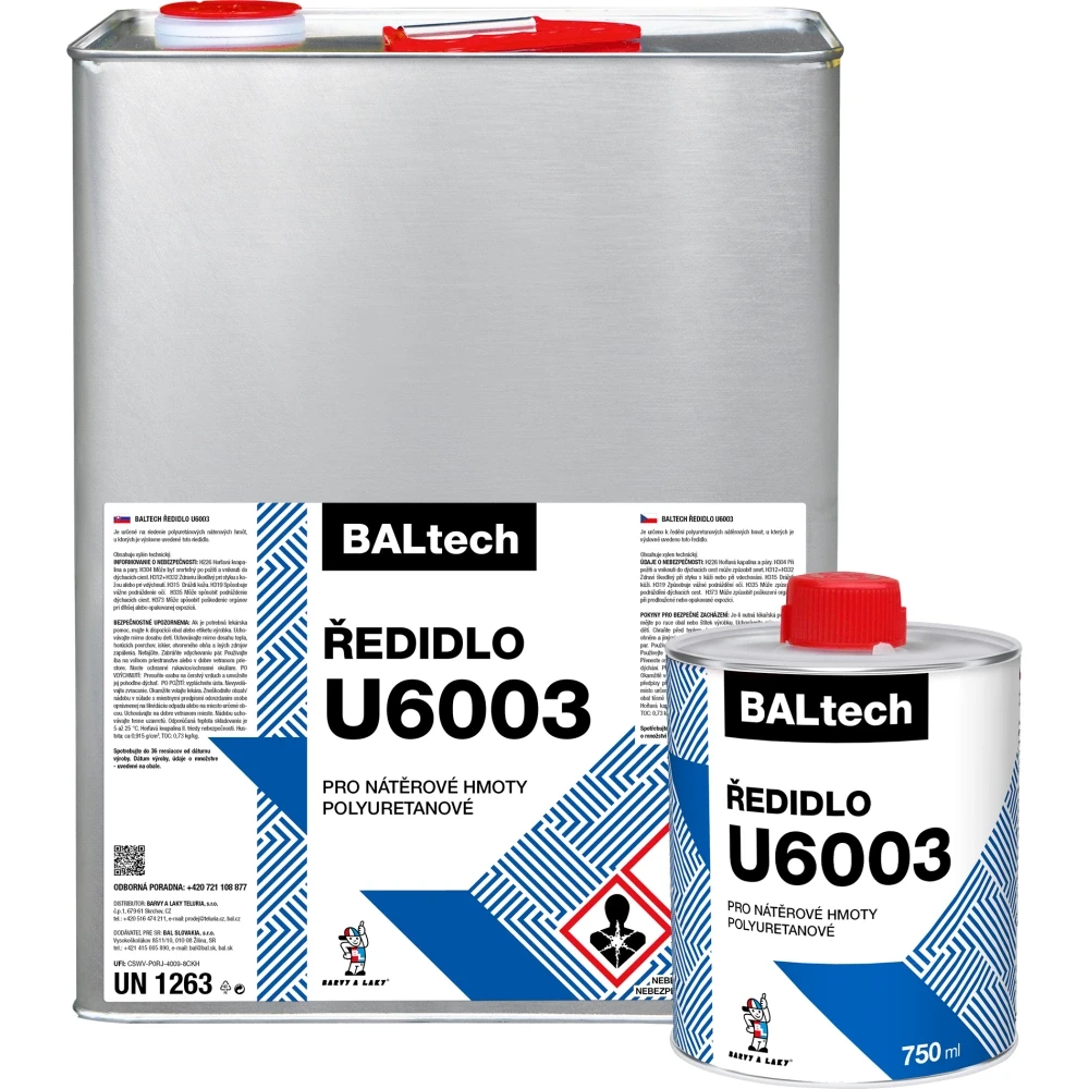 BALTECH U6003, riedidlo do polyuretánových náterov 