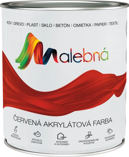 Malebná akrylátová farba