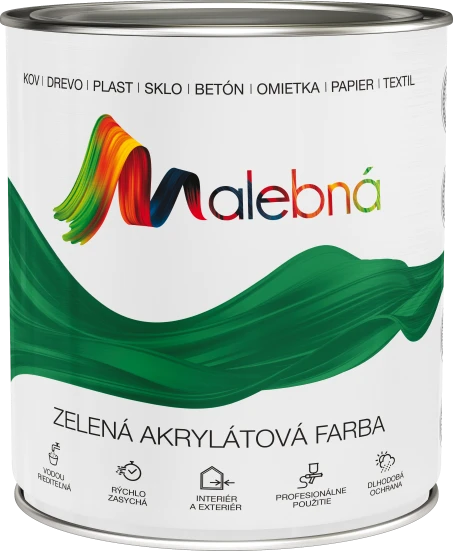 Malebná akrylátová farba