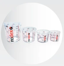 Radex Premium miešacie kelímky