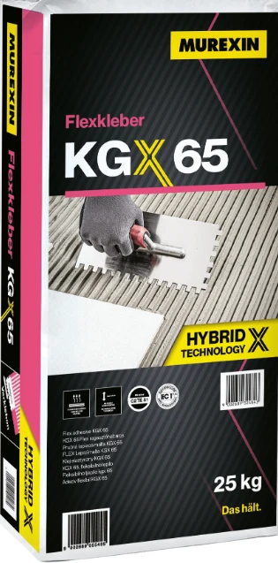 Murexin Pružná lepiaca malta šedá KGX 65