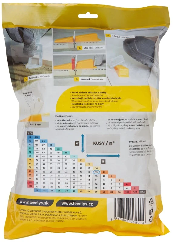 LEVELYS Spony 1mm