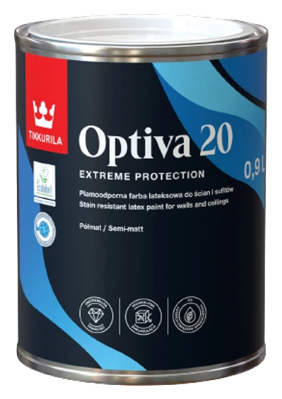 Tikkurila Optiva 20 Semi Matt umývateľná farba