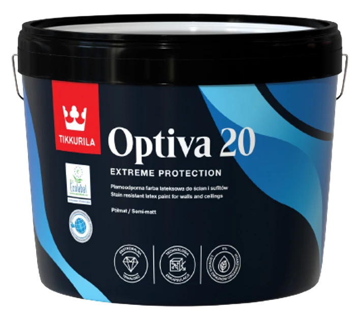 Tikkurila Optiva 20 Semi Matt umývateľná farba