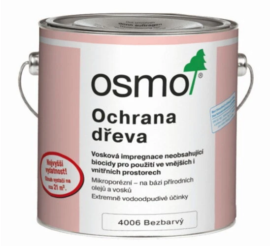 OSMO Ochrana dreva - vosková impregnácia