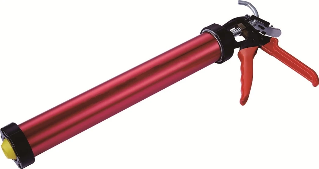 Pištoľ na tmel hliníková zatvorená RED 600 ml