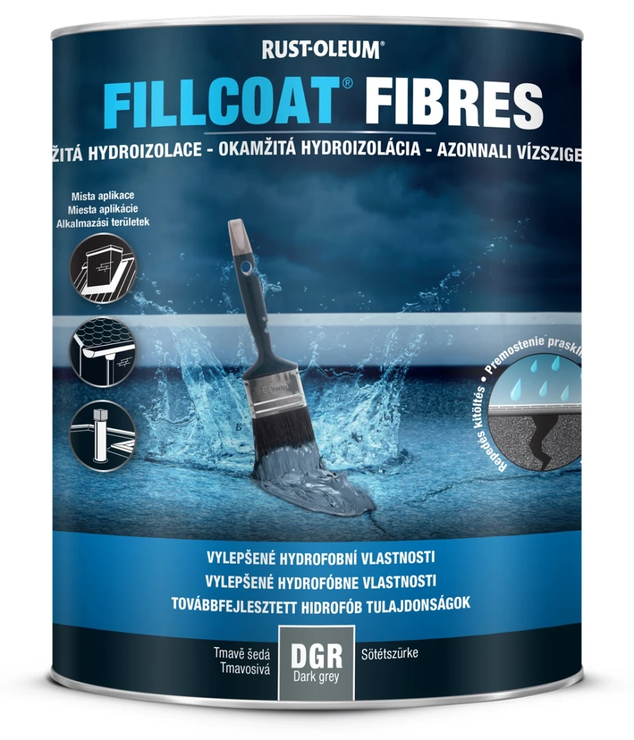 Fillcoat Fibres Waterproofing hydroizolačný náter 1 L
