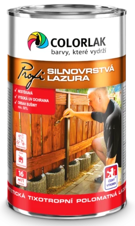 S1025 PROFI LAZURA tixotropná silnovrstvá lazúra