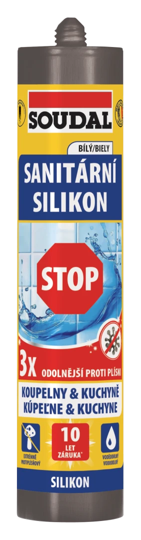 Soudal sanitárny silikón STOP