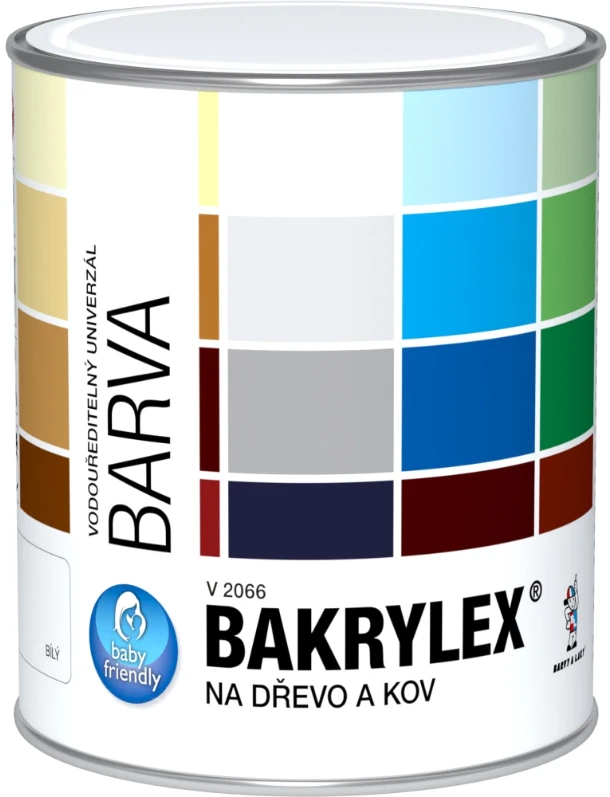 BAKRYLEX Univerzál V 2066 MAT farba na drevo a kov