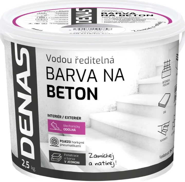 DENAS NA BETÓN vrchná farba na betón