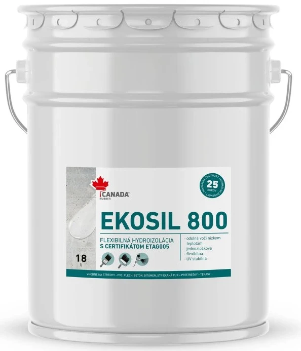 Canada Rubber Ekosil 800 hydroizolácia strechy