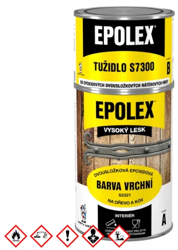 EPOLEX S2321 vrchná farba na drevo a kov, biela 0,94kg