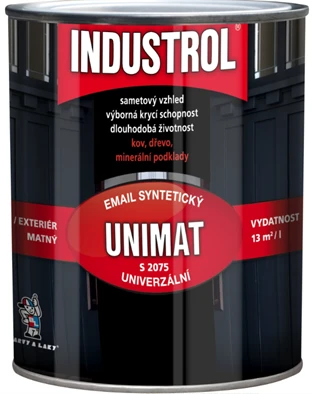 INDUSTROL Unimat vrchná farba na drevo a kov S2075