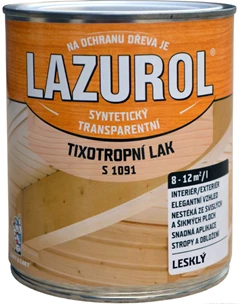 Lazurol tixotropný lak na kov a drevo S1091