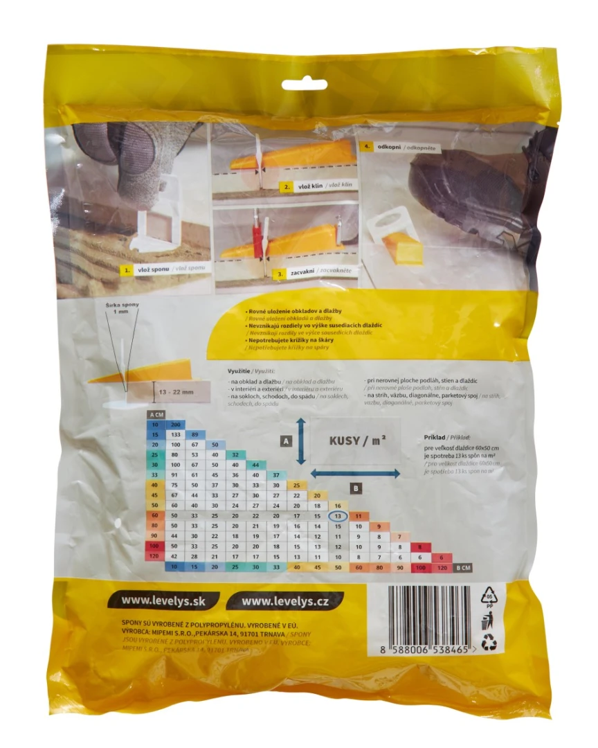 LEVELYS Spony 1mm  XL