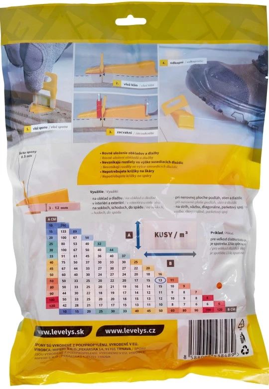 LEVELYS Spony 0,5mm