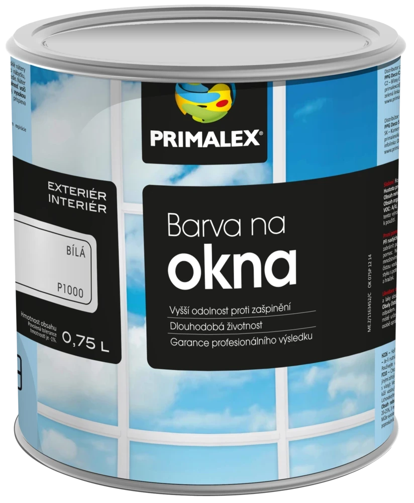 Primalex farba na okná