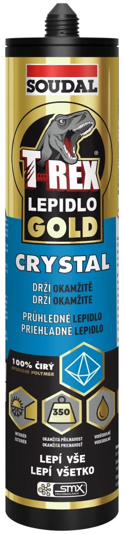 Soudal T-REX GOLD CRYSTAL vysokopevnostné lepidlo