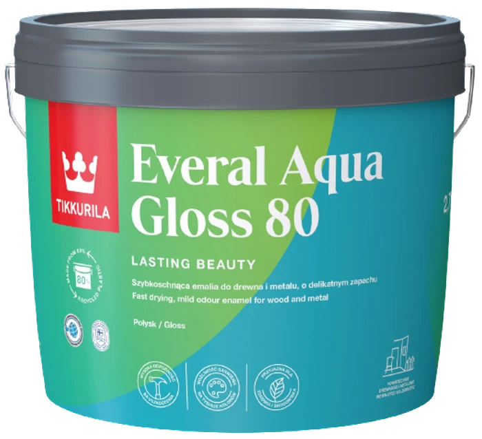 Tikkurila EVERAL AQUA GLOSS akrylátová farba