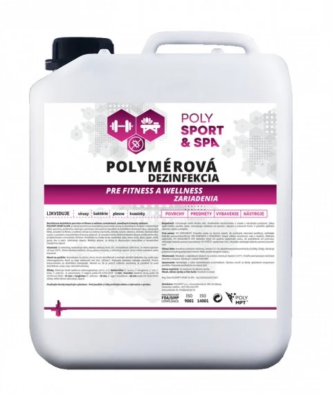 POLY SPORT & SPA Dezinfekcia pre Fitness a Wellness
