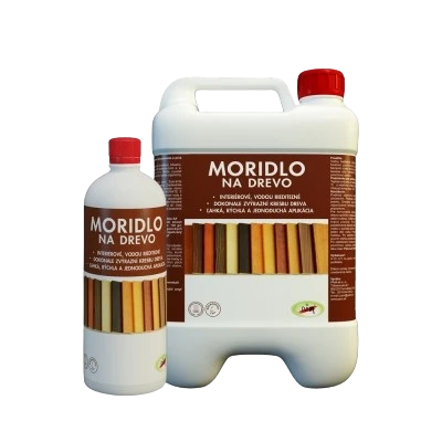 Vodouriediteľné moridlá na drevo