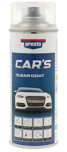 PRESTO Car´s transparentný lak v spreji