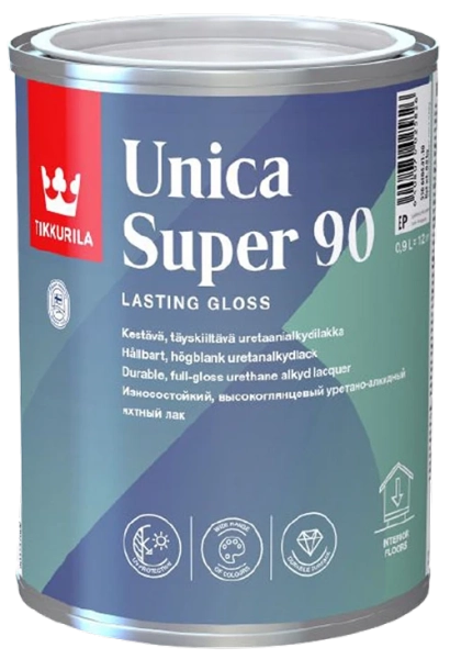 Tikkurila UNICA SUPER 90 vysoko lesklý lak
