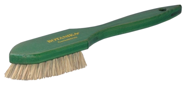 Záhradná kefa s rúčkou, prírodná štetina