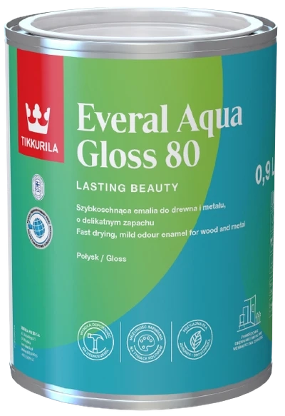 Tikkurila EVERAL AQUA GLOSS akrylátová farba