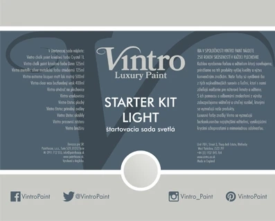 Vintro STARTER KIT LIGHT/DARK - štartovacia sada svetlá/tmavá