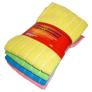 Prachovka mikrovlákno 250g, 40x50, 4ks