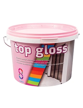TOP GLOSS  Bezfarebný umývateľný náter