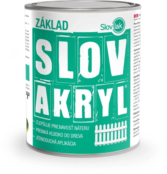 Slovakryl PROFI základ - farba na drevo