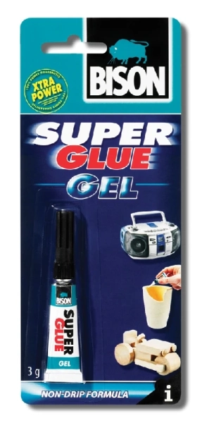 Bison Super Glue Gel 3g
