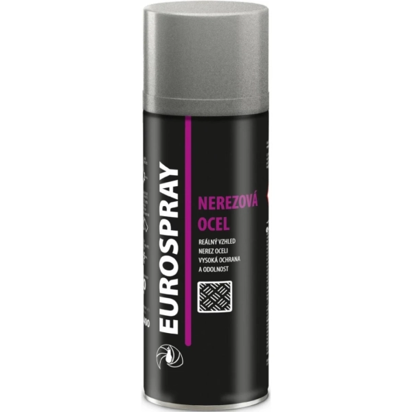 EUROSPRAY AC706 NEREZOVÁ OCEL 3v1, antikorózny sprej jednovrstvový 