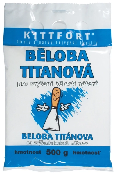 Prášková beloba - titánová