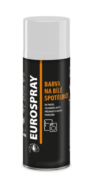 EUROSPRAY AC731 BARVA NA BÍLÉ SPOTŘEBIČE, sprej na spotrebiče