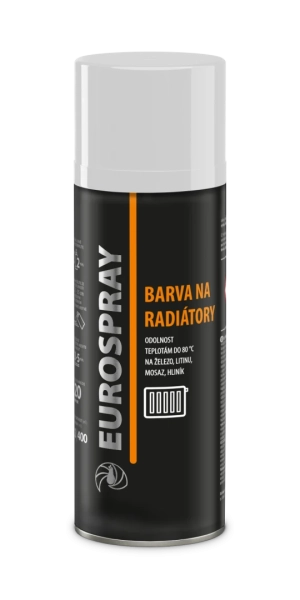 EUROSPRAY AC733 BARVA NA RADIÁTORY akrylátový sprej lesk/mat